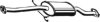 MAZDA FEB940400B Middle Silencer